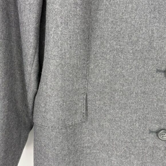 Pendleton Gray 100% Wool Women’s Blazer VTG Size 16 - Picture 2 of 4